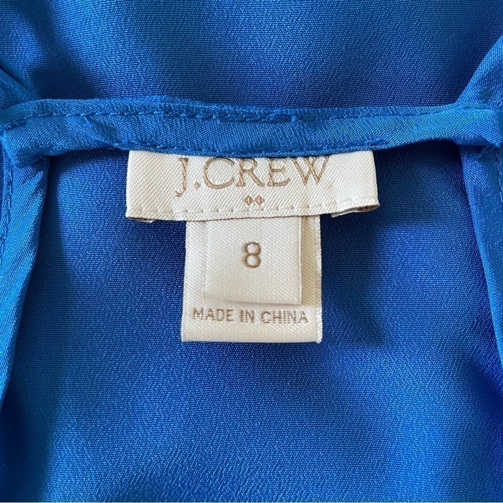 J. Crew Women’s Racerback Cami Tank Top Blue Size 8 - Picture 10 of 10